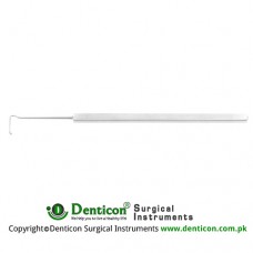 Helveston Muscle Hook Fig. 3 Stainless Steel, 13 cm - 5" Tip Length 12 mm